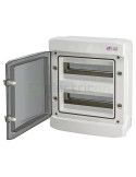Tablou electric ABS - siguranțe - exterior IP65 - 24M (2x12) aparent ușă transparentă ECH-24PT ETI 001101063