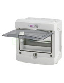 Tablou electric ABS - siguranțe - exterior IP65 - 8M (1x8) aparent ușă transparentă ECH-8G ETI 001101061