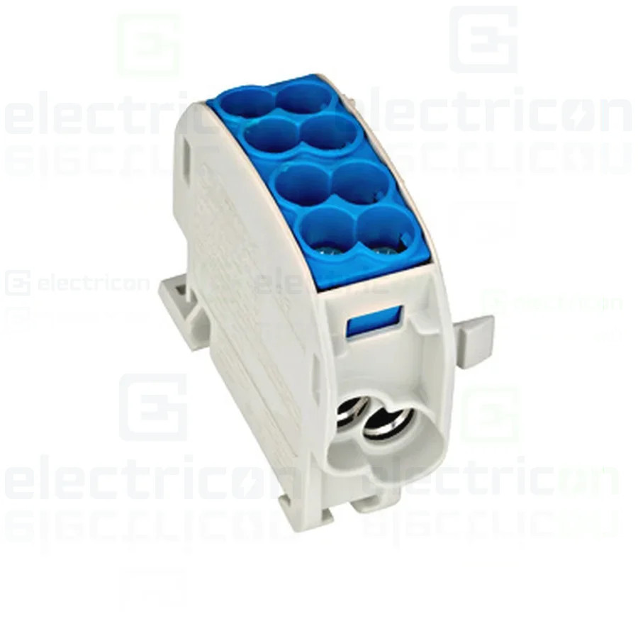 Clemă de derivație 25mm² Clema derivatie, 25mm², Cu-Al, albastru, Schrack, IKA26120 – montaj rapid și sigur în aplicații electri