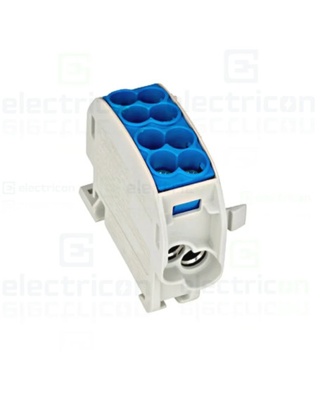 Clemă de derivație 25mm² Clema derivatie, 25mm², Cu-Al, albastru, Schrack, IKA26120 – montaj rapid și sigur în aplicații electri