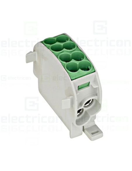Clemă de derivație 25mm² Clema derivatie, 25mm², Cu-Al, galben/verde, Schrack, IKA26130 – montaj rapid și sigur în aplicații ele