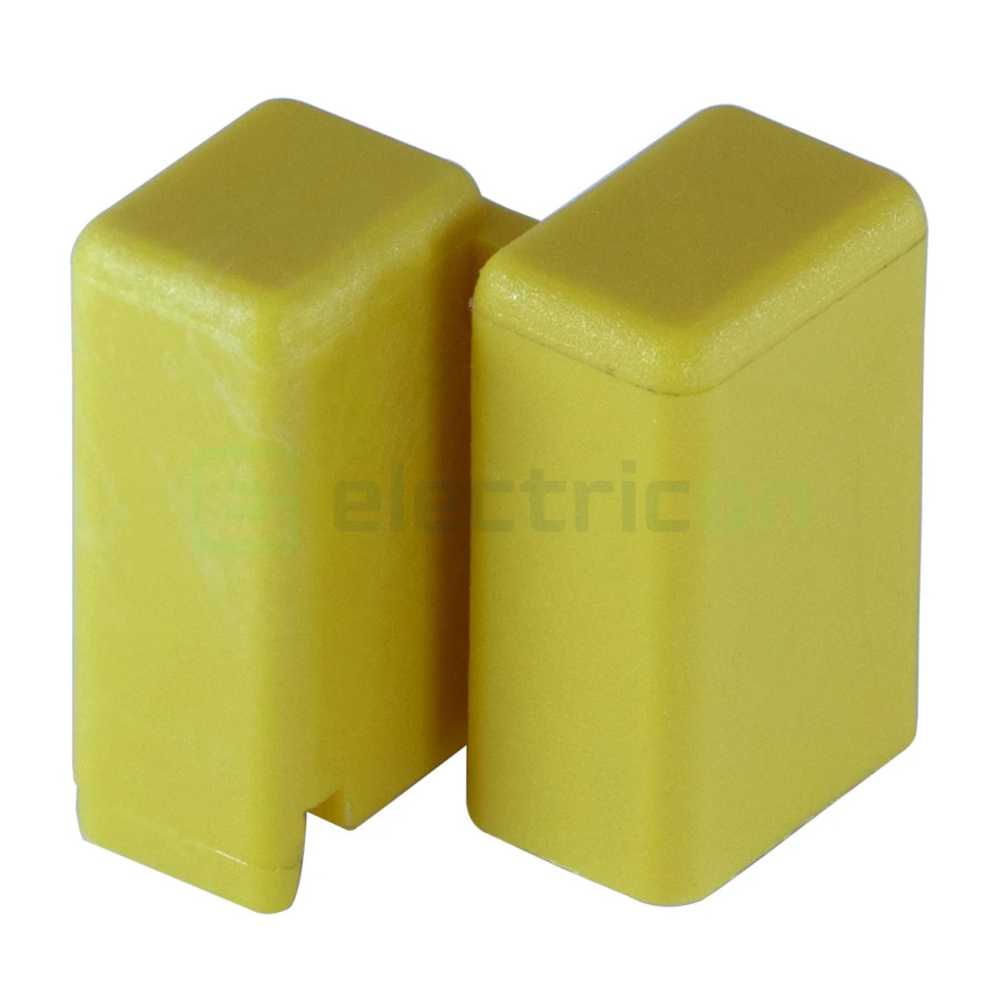 Capac de protectie galben pentru bara de pin pe 1 MW - Electricon.ro