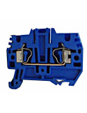 Clema șir 2 conexiuni max. 6 mm² albastru HMM.6 - Schrack IK201006