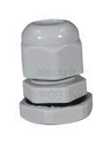 Presetupă - metrică cu contrapiuliță din polietilenă filet PG-9 - Tracon Electric PG-9