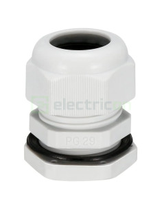 Presetupă - metrică cu contrapiuliță din polietilenă filet PG-29 - Tracon Electric PG-29