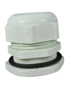 Presetupă - metrică cu contrapiuliță din polietilenă filet PG-36 - Tracon Electric PG-36