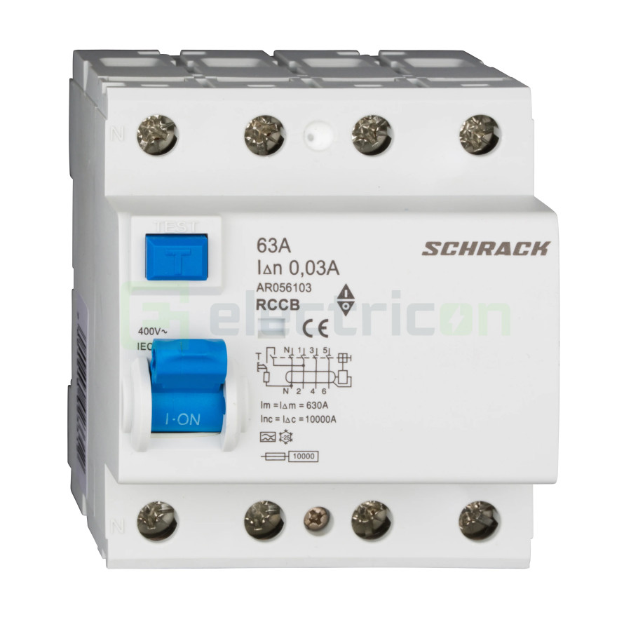 Diferential 63A/30mA Schrack - AR056103