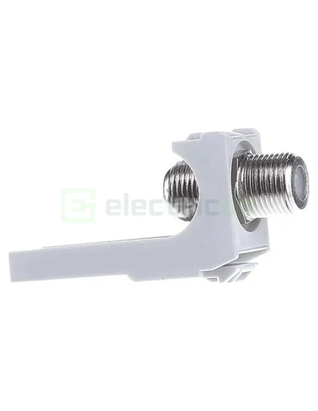 Conector cablu coaxial F-F, Hager, VZ315FF - Electricon.ro