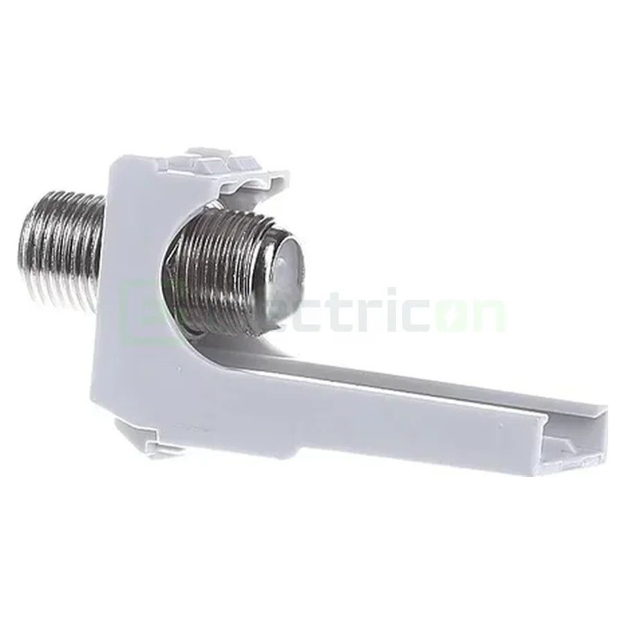 Conector cablu coaxial F-F, Hager, VZ315FF - Electricon.ro