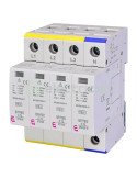 Descarcător supratensiune - SPD - Tip 2 3P+N TT/TNS 20kA 4M - ETI 002440403
