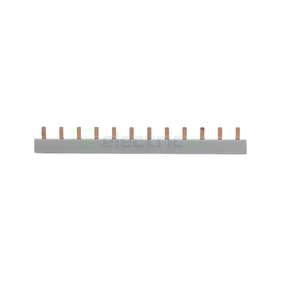 Bareta alimentare (busbar), 1P, tip pin, 12 module, 63A, ETI