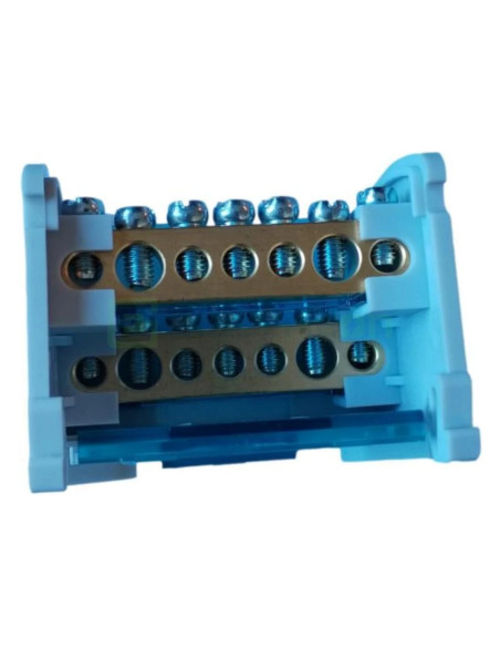 Bloc distribuție Bloc distributie 2x7 – montaj rapid și sigur în aplicații electrice diverse