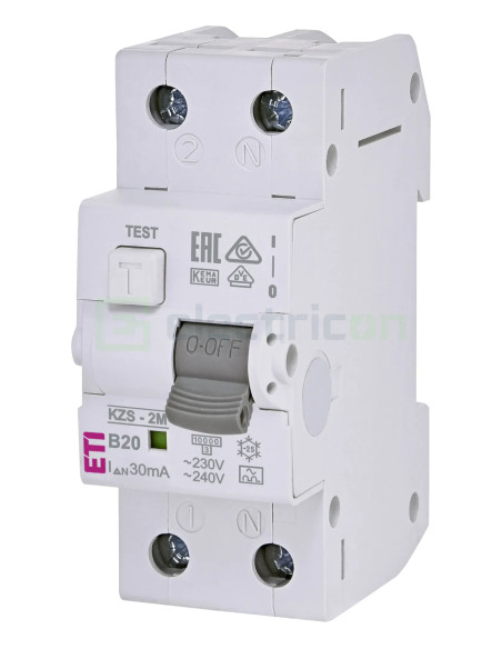 Siguranta RCBO 20A/30mA ETI - 002173205