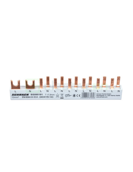 Bareta alimentare 1P 63A Hager BS990161