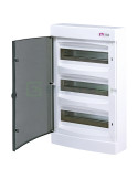 Tablou electric ABS - siguranțe - 36M (3x12) aparent ușă transparentă ECT36PT ETI 001101004
