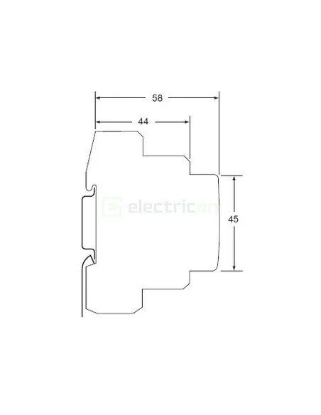 Descarcator supratensiune 4P 15kA T2 Hager - Electricon.ro