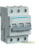 MCB - Siguranță automată - disjunctor - curba B 10A 6kA 3P 3M Hager MB310A