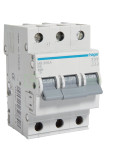 MCB - Siguranță automată - disjunctor - curba B 6A 6kA 3P 3M Hager MB306A