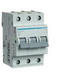 MCB - Siguranță automată - disjunctor - curba B 20A 6kA 3P 3M Hager MB320A