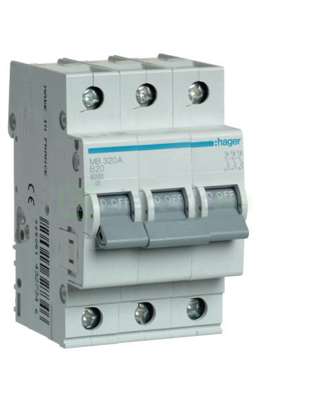 Intrerupator MCB B20A Hager - MB320A