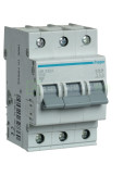 MCB - Siguranță automată - disjunctor - curba B 32A 6kA 3P 3M Hager MB332A