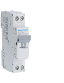 MCB - Siguranță automată - disjunctor - curba C  6A 1P+N 6kA 1M Hager ML506J