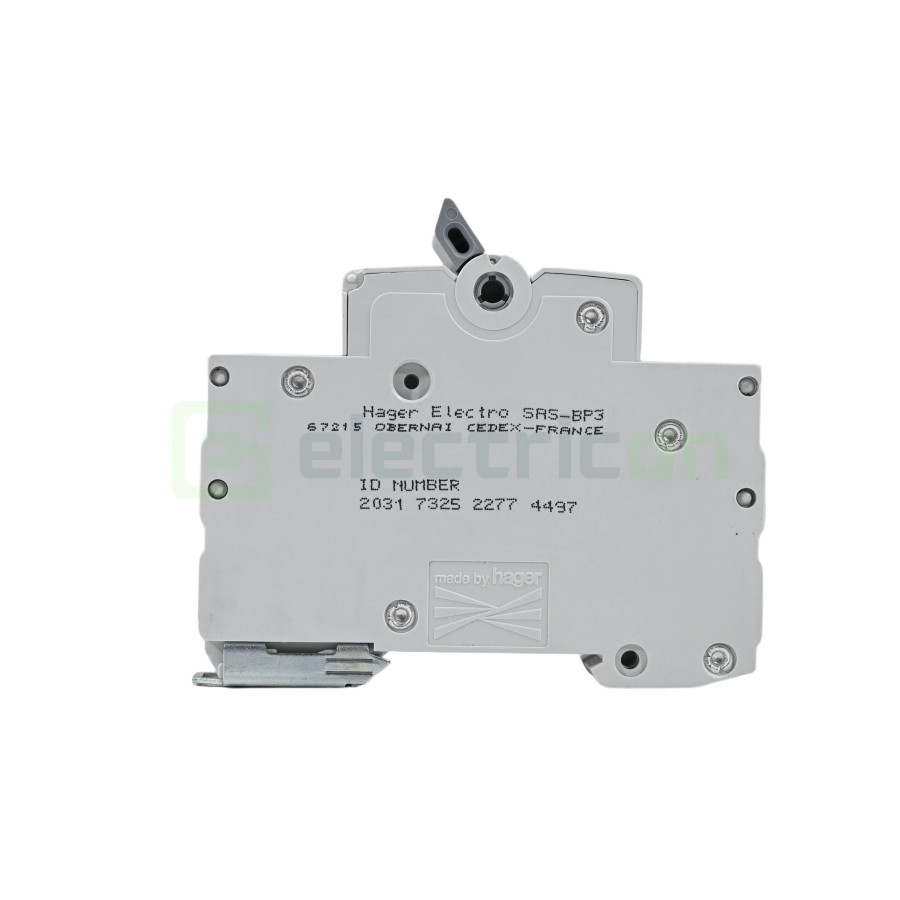MCB - Siguranță automată - disjunctor - curba C 25A 1P+N 6kA 1M Hager ML525J