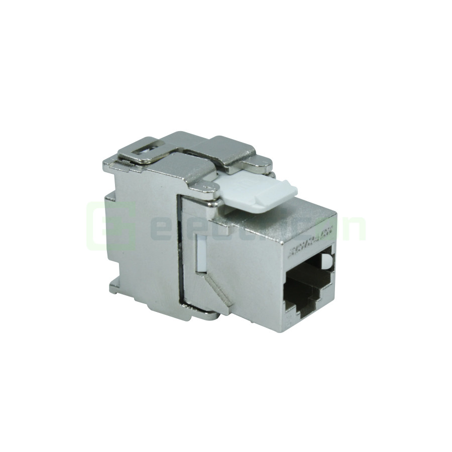 Modul RJ45 ecranat, 10Gbps, CAT6, Schrack, TOOLLESS Line, HSEMRJ6GWS - Electricon.ro