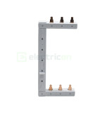 Busbar - Baretă alimentare - 3P trifazat tip pini 3M x 2 randuri 10mm² 63A stanga-vertical Hager  KCL363L