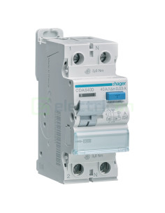Diferential 40A/30mA Hager - CDA540D