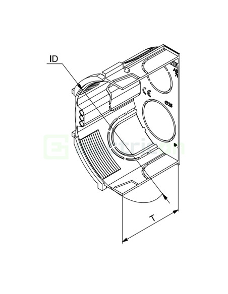 Doza aparataj Ø 75 mm, adâncime de 65 mm, Incastrata, Dietzel Univolt, ASDT70