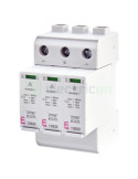 Descarcător supratensiune PV - SPD - Tip 2 3P broșabil 1100VDC 20kA IP20 pentru panouri fotovoltaice - ETI 002440515