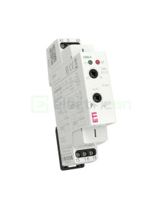 Releu - Comutator crepuscular și automat scară - 230VAC reglabil 0.5s-10min 1ND 16A multifuncțional CRM-4 - ETI - 002470012