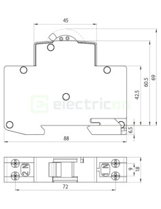 Siguranta MCB C25A ETI - 002191126 2