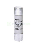 Siguranță fuzibilă - 10x38mm gPV 20A/1000VDC - ETI 002625108