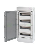 Tablou electric ABS - siguranțe - exterior IP65 - 48M (4x12) aparent ușă transparentă ECH-48PT ETI 001100304