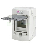 Tablou electric ABS - siguranțe - exterior IP65 - 4M (1x4) aparent ușă transparentă ECH-4G ETI 001101060