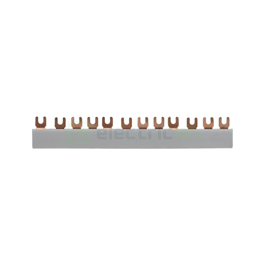 Bareta alimentare (busbar),4P, tip furca, pentru RCCB, 12 module, 100A , ETI