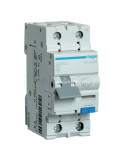 RCBO - Siguranță automată - Disjunctor cu protecție diferențială - tip A curba B 10A 30mA 6kA 1P+N 2M Hager AD910J