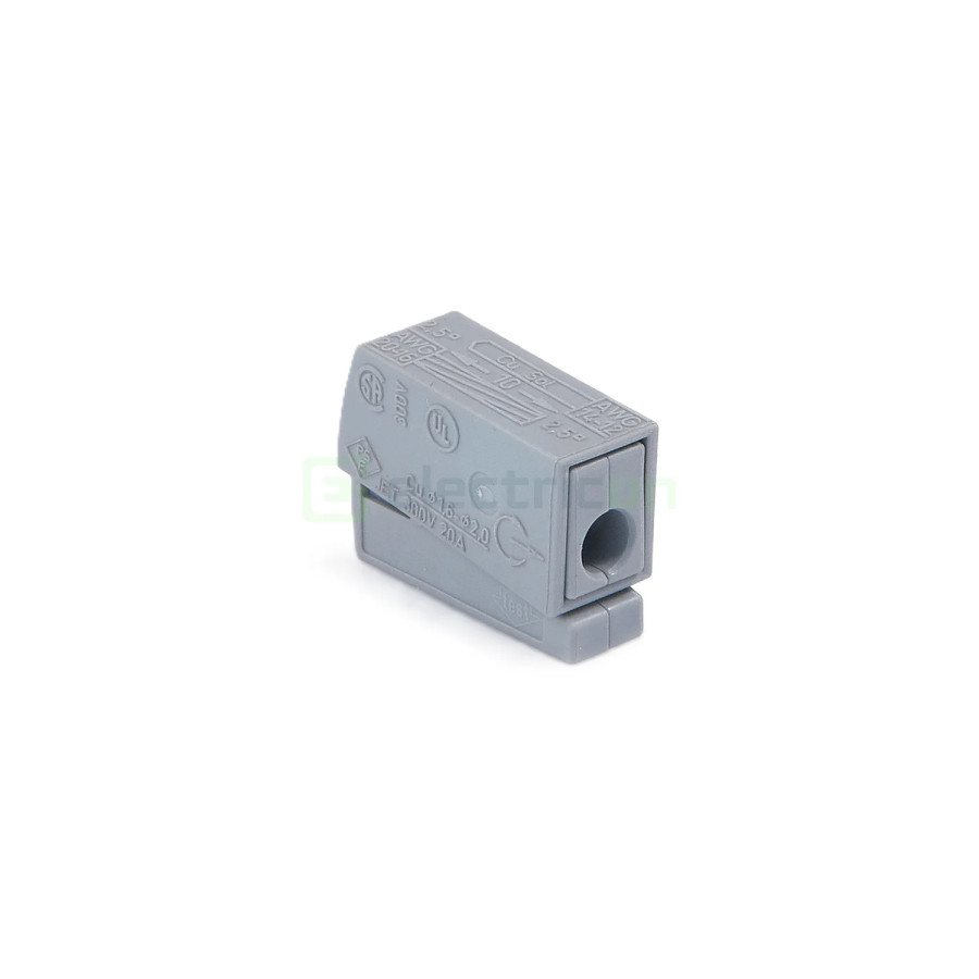 Conector Wago Conector WAGO pentru iluminat, cu 2 conductori – montaj rapid și sigur în aplicații electrice diverse