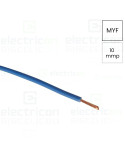 Conductor electric lițat cupru H07V-K - MYF 1x10 mm² - albastru