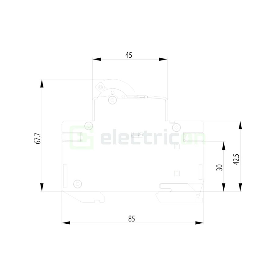Disjunctor MCB B25A ETI 1P