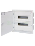 Tablou electric ABS - siguranțe - 36M (2x18) încastrat cu plastroane ușă metalică ERP18-2 ETI 001101210