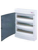 Tablou electric ABS - siguranțe - 54M (3x18) aparent ușă transparentă ECT 3x18PT ETI 001101040