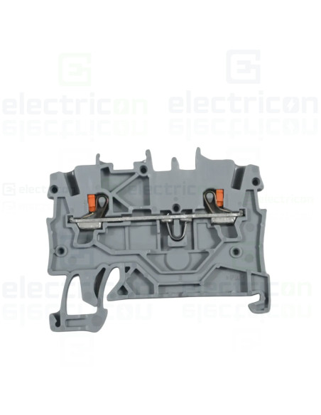 Conector Wago 1 mm² Clema șir, 2 conexiuni, 1 mm², gri, TopJobs Push-In, Wago, 2200-1201 – montaj rapid și sigur în aplicații el