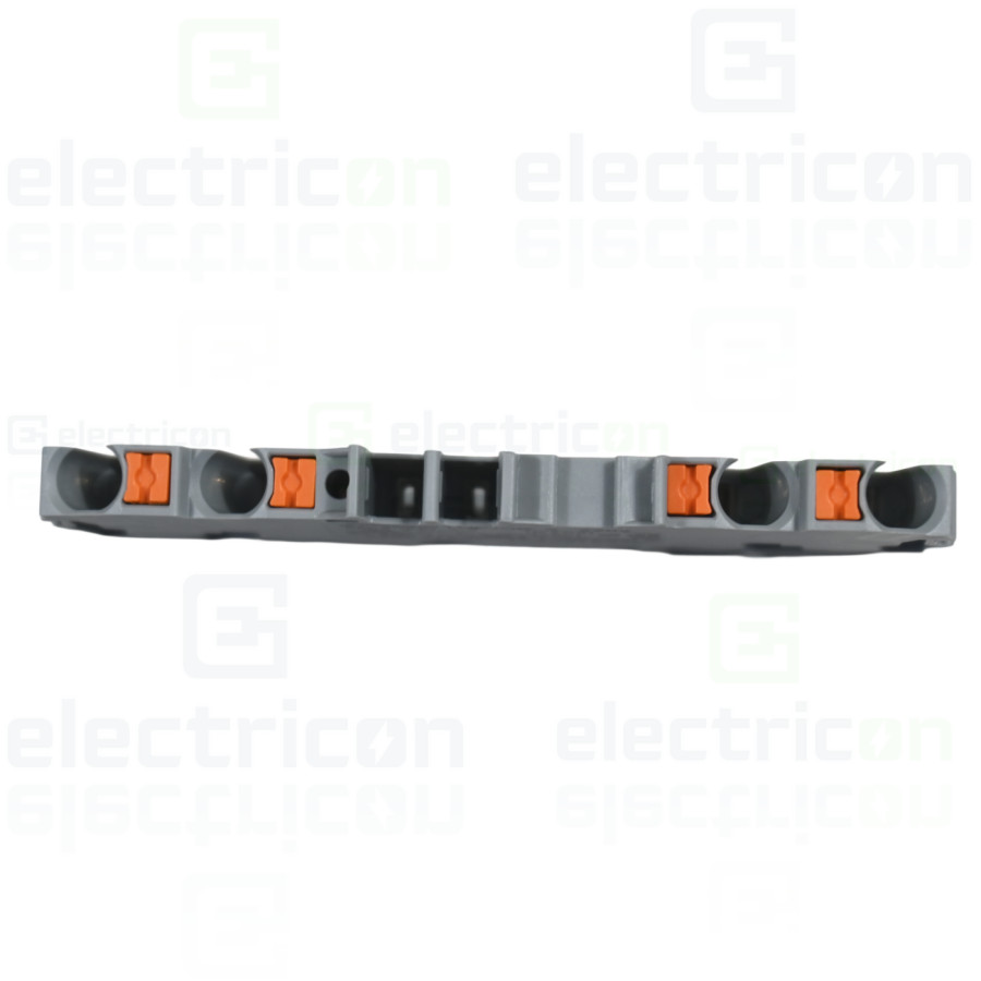 Conector Wago 5 mm² Clema șir, 4 conexiuni, 2,5 mm², gri, TopJobs Push-In, Wago, 2202-1401 – montaj rapid și sigur în aplicații 