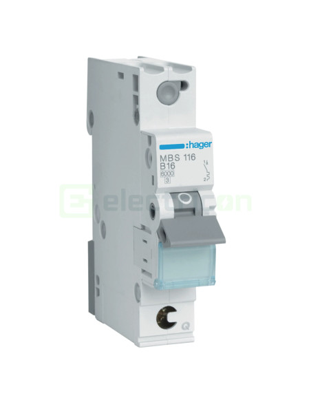 Siguranta MCB B16A Hager - MBS116
