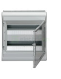 Tablou electric ABS - siguranțe - exterior IP65 - 24M (2x12) aparent ușă transparentă Hager VE212L