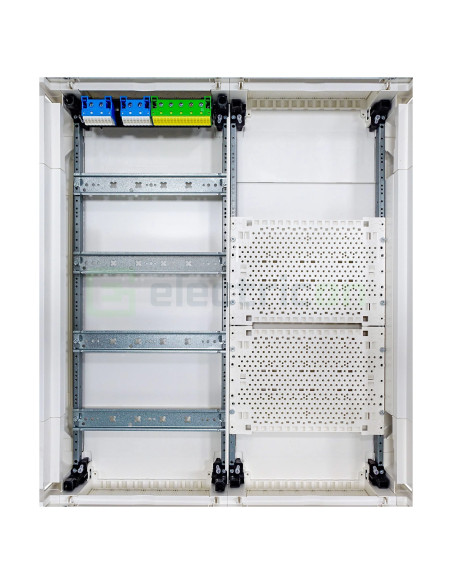 Tablou combo, aparent, 96 module, IP31, Hager Univers