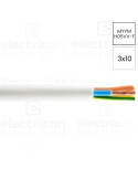 Cablu electric flexibil cupru H05VV-F - MYYM 3x10 mm²